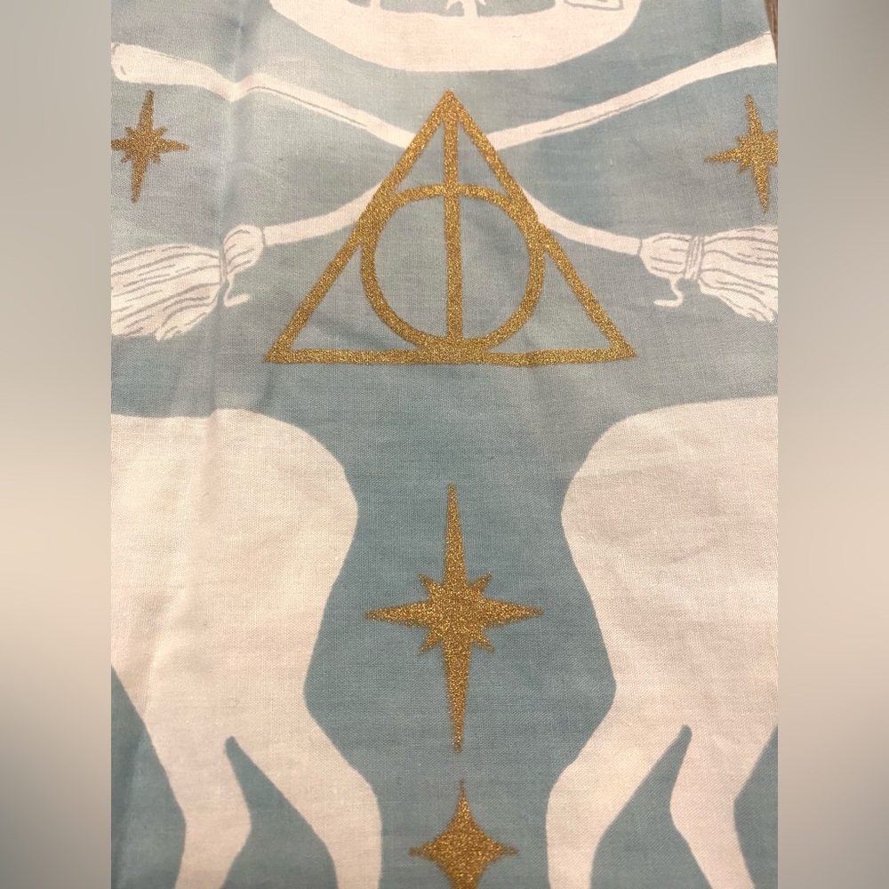 COPY - Pottery Barn Teen Harry Potter Magical Damask Pajama Set Mystic Mint Siz… - Picture 14 of 15